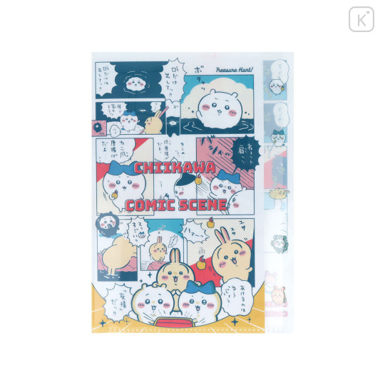 Japan Chiikawa 5 Pockets A4 Clear File - Chiikawa : Comic Scene Treasure - 2