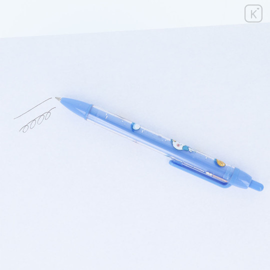 Japan Chiikawa Ballpoint Pen - Chiikawa & Hachiware & Usagi : River Comic Scene Cider Fruit Punch - 2