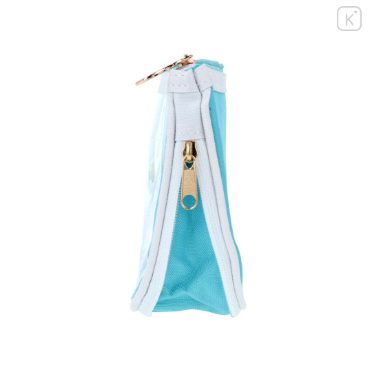 Japan Chiikawa Clear Flat Pouch Pencil Case - Characters : River Comic Scene Cider Fruit Punch - 3