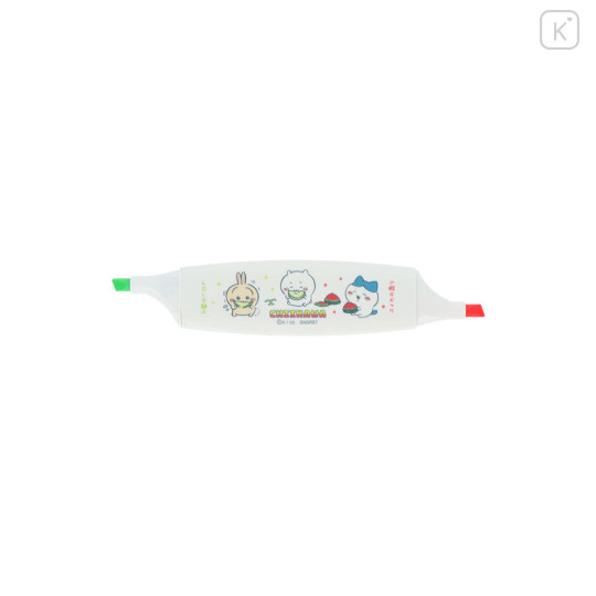 Japan Chiikawa Scented Double-sided Highlighter - Chiikawa & Hachiware & Usagi : Melon & Watermelon - 3