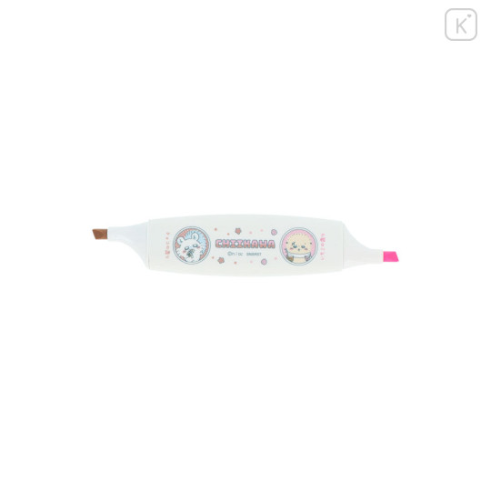 Japan Chiikawa Scented Double-sided Highlighter - Momonga & Rakko : Chocolate & Strawberry - 3