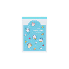 Japan Chiikawa Mini Notepad - Chiikawa : River Comic Scene Cider Fruit Punch
