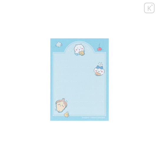 Japan Chiikawa Mini Notepad - Chiikawa : River Comic Scene Cider Fruit Punch - 4