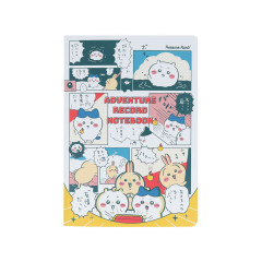 Japan Chiikawa A5 Notebook - Chiikawa & Hachiware & Usagi : Comic Scene Treasure Adventure Record