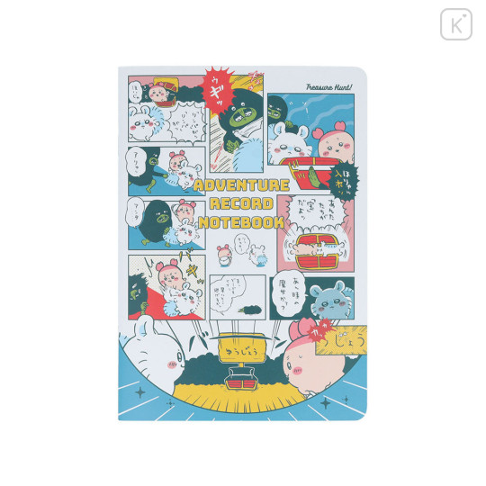 Japan Chiikawa A5 Notebook - Furuhonya Kani-chan & Momonga : Comic Scene Treasure Adventure Record - 1