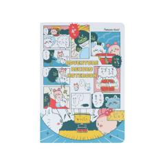 Japan Chiikawa A5 Notebook - Furuhonya Kani-chan & Momonga : Comic Scene Treasure Adventure Record