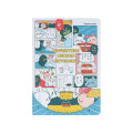 Japan Chiikawa A5 Notebook - Furuhonya Kani-chan & Momonga : Comic Scene Treasure Adventure Record - 1
