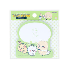 Japan Chiikawa Tack Memo Pad Sticky Notes - Chiikawa & Rakko & Usagi : Comic Scene Thank You
