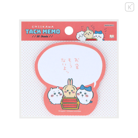 Japan Chiikawa Tack Memo Pad Sticky Notes - Chiikawa & Hachiware & Usagi : Comic Scene Treasure - 1