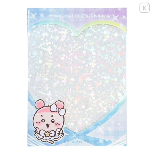 Japan Chiikawa Photo Sleeve - Furuhonya Kani-chan : Magical Chiikawa Sparkly Glitter - 6