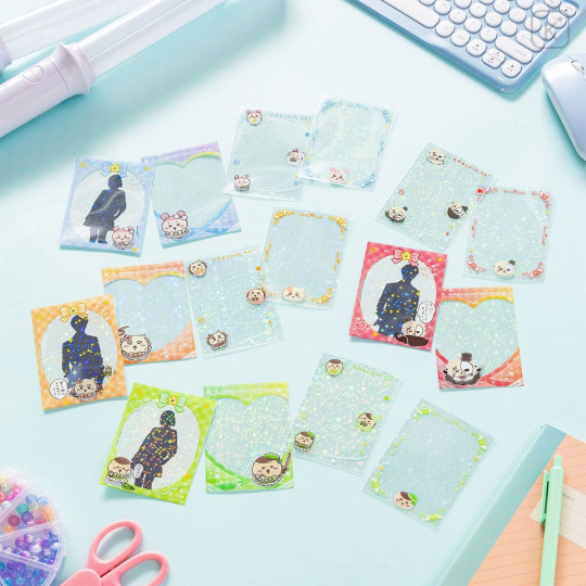 Japan Chiikawa Photo Sleeve - Characters : Magical Chiikawa Bad Version Sparkly Glitter - 3