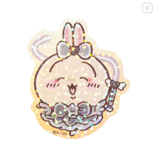 Japan Chiikawa Vinyl Hologram Sticker - Usagi : Magical Chiikawa Bad Version - 1