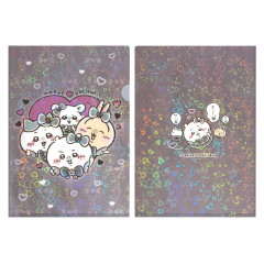 Japan Chiikawa A4 Hologram Clear File - Characters : Magical Chiikawa Bad Version