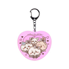 Japan Chiikawa Aurora Acrylic Keychain - Characters : Magical Chiikawa Bad Version Heart