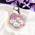 Japan Chiikawa Aurora Acrylic Keychain - Characters : Magical Chiikawa Bad Version Heart - 3