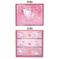 Japan Sanrio Chest Drawer - Hello Kitty & Tiny Chum : Glitter Sakura - 2