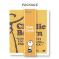 Japan Peanuts Kaya Fabric Dishcloth Towel - Charlie Stop The Clock - 2