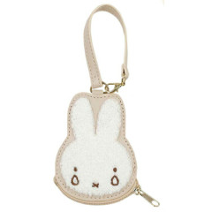 Japan Miffy Mini Pouch Bag Charm - Miffy : Face Cry