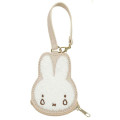 mijuさん専用 Japan Miffy Embroidery Mini Pouch Bag Charm - Miffy : Face