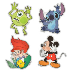 Japan Disney Store Die-cut Sticker Collection - Characters : Peekaboo Face