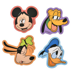 Japan Disney Store Die-cut Sticker Collection - Mickey & Friends : Funny Face