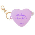 Japan Disney Store Mini Silicone Pouch Keychain - Daisy : Heart-shaped Key Chain Fes - 2