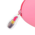Japan Disney Store Mini Silicone Pouch Keychain - Minnie : Heart-shaped Key Chain Fes - 4