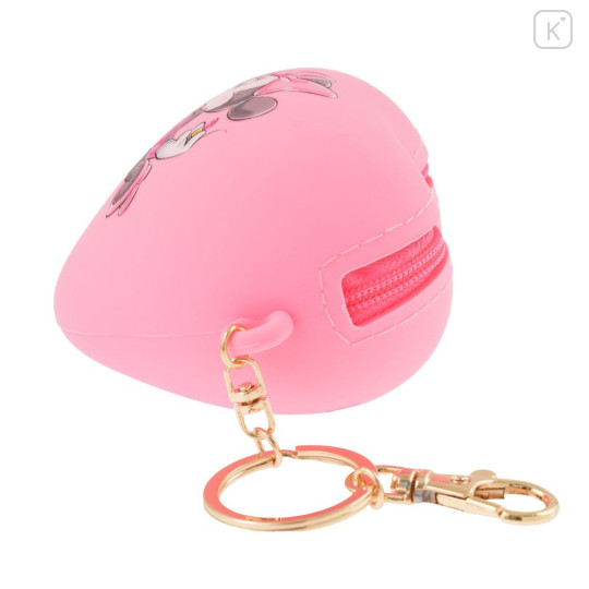 Japan Disney Store Mini Silicone Pouch Keychain - Minnie : Heart-shaped Key Chain Fes - 5
