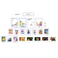 Japan Disney Store Clear Sticker Collection - Chacracters : Instant Photo Style - 6