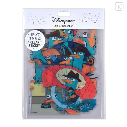Japan Disney Store Clear Sticker Collection - Perry the Platypus - 1