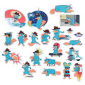 Japan Disney Store Clear Sticker Collection - Perry the Platypus - 2