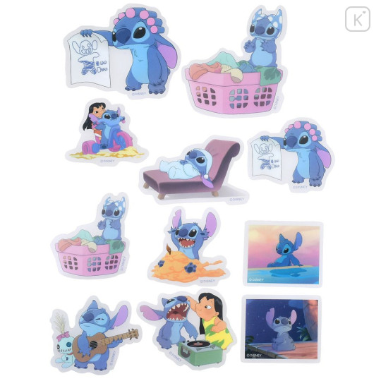 Japan Disney Store Clear Sticker Collection - Lilo & Stitch - 3