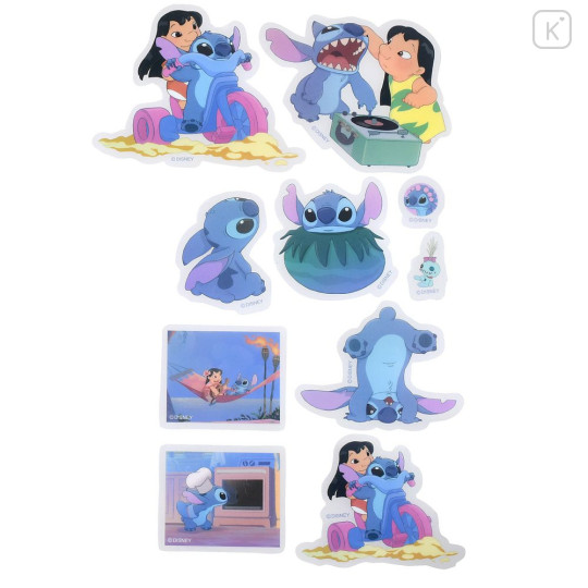 Japan Disney Store Clear Sticker Collection - Lilo & Stitch - 4