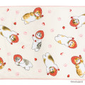 Japan Mofusand Quick Dry Face Towel - Cat Strawberry - 5