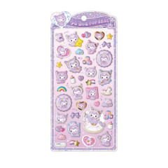 Japan Sanrio Pop Seal Hologram 3D Sticker - Kuromi : Baby