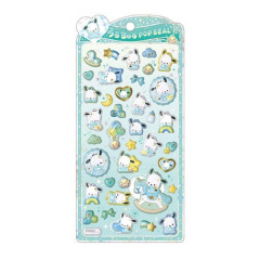 Japan Sanrio Pop Seal Hologram 3D Sticker - Pochacco : Baby