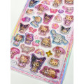 Japan Sanrio Pop Seal Hologram 3D Sticker - Gogo Gal Collection Characters Tan - 3