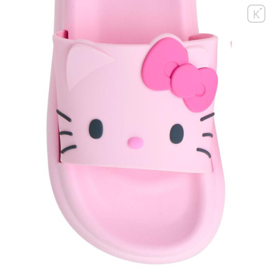 Japan Sanrio Original Face-shaped Room Sandals - Hello Kitty - 4