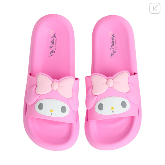 Japan Sanrio Original Face-shaped Room Sandals - My Melody - 2
