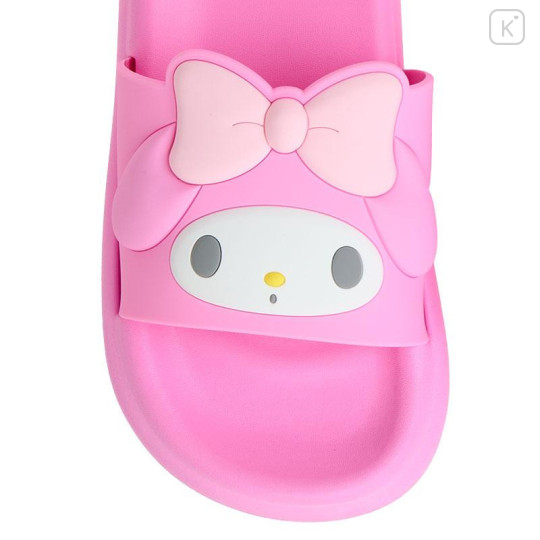Japan Sanrio Original Face-shaped Room Sandals - My Melody - 4