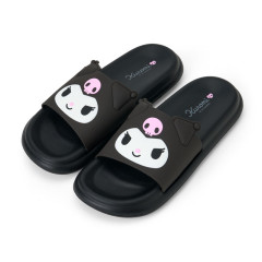 Japan Sanrio Original Face-shaped Room Sandals - Kuromi