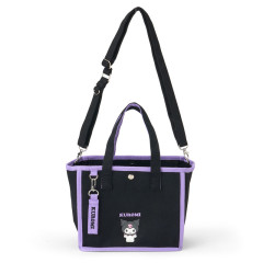 Japan Sanrio Original 2way Mini Tote Bag - Kuromi : Simple