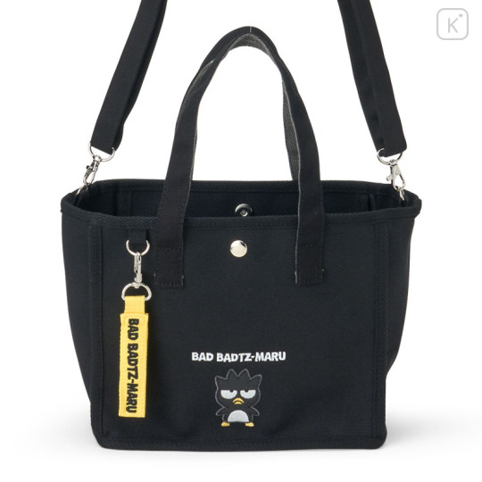 Japan Sanrio Original 2way Mini Tote Bag - Badtz-maru : Simple - 2