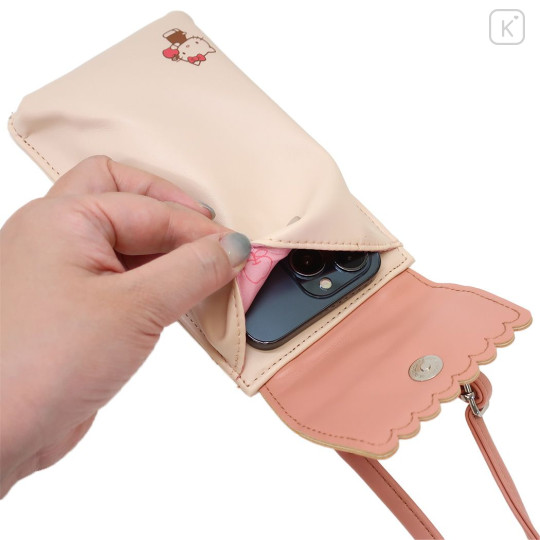 Japan Sanrio Mini Gadget Case Pouch & Lanyard Card Holder - Hello Kitty - 3