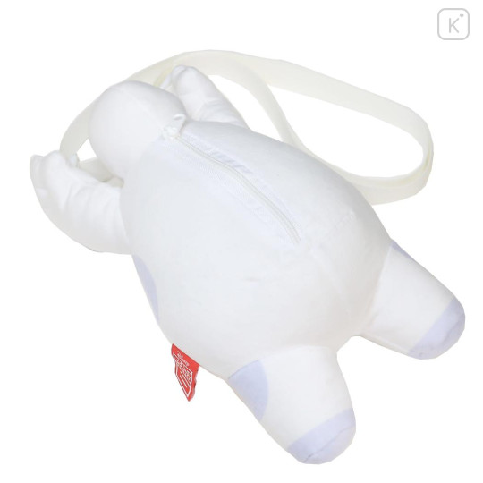 Japan Disney Fluffy Pochette Shoulder Crossbody Bag - Baymax - 2