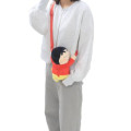 Japan Crayon Shin-chan Fluffy Pochette Shoulder Crossbody Bag - Shinnosuke Nohara : Sleepy - 4
