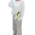 Japan Crayon Shin-chan Fluffy Pochette Shoulder Crossbody Bag - Shinnosuke Nohara : Pajama - 4