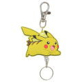 Japan Pokemon Rubber Reel Keychain - Pikachu : Run - 1