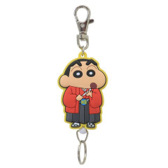 Japan Crayon Shin-chan Rubber Reel Keychain - Shinnosuke Nohara : Kimono