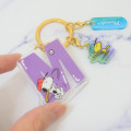 Japan Peanuts Acrylic Keychain 3 Charm - Snoopy & Woodstock : Alphabet M - 2